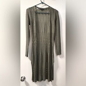 Small Olive Green Women's Sweater Cardigan